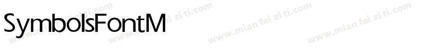 SymbolsFont Medium字体转换